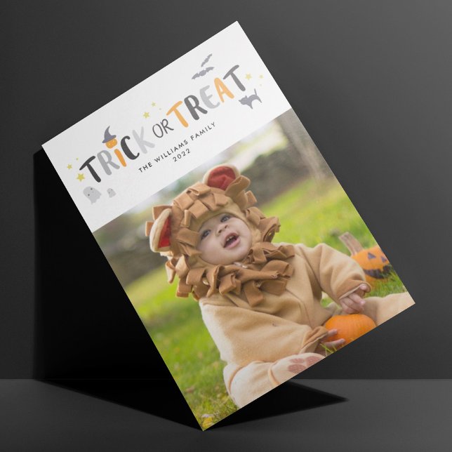 Trick ou Treine o Cartão com fotos de Dia das Brux (Criador carregado)