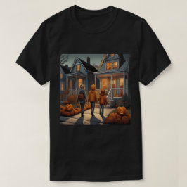 Trick Personalizado Ou Tratar T-Shirt De Halloween