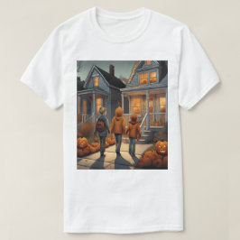 Trick Personalizado Ou Tratar T-Shirt De Halloween
