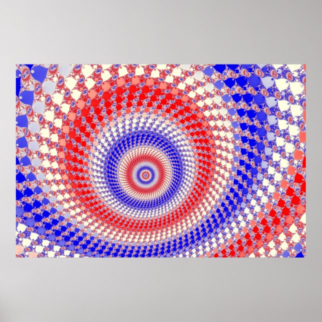 Tricolor Roundalls Poster (Frente)