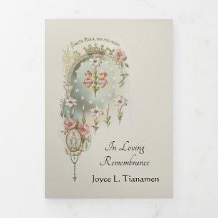 TRIFOLD V(RGIN MARY CARTÃO