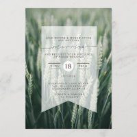 Trigo orgânico | Convite Para Casamento