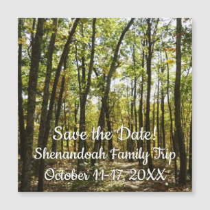 Trilha Appalachian em outubro em Shenandoah