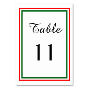 Trilha de Natal Duplo - Cartão de Mesa