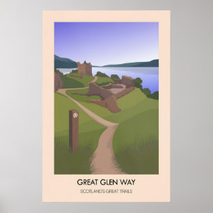 Trilha Great Glen Scotlands Great Trails Poster