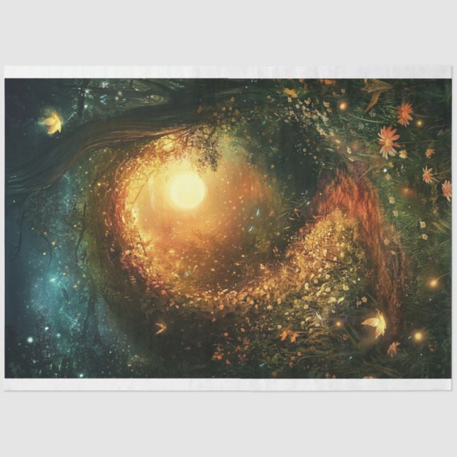 Trilha Whimsof para Papel Tecido de Decoupage de F (Frente )