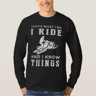 Trilhas de Neve & Trivialidades - Camiseta de Moto