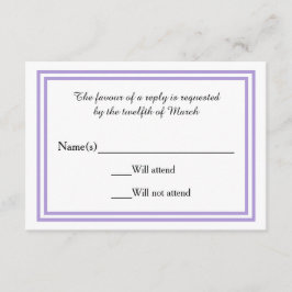 Trim de Lavanda Dupla - Placa RSVP
