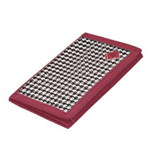 Trim vermelho branco e preto-e-alto personalizado