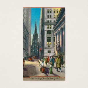 Trindade velha & Wall Street, New York