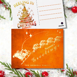 Trineo de Pesca do Papai Noel Feliz Natal