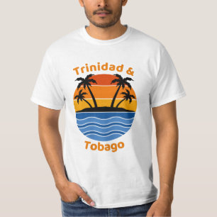 Trinidad e Tobago - Camiseta Sol-Sunset