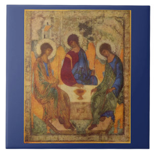 Trinity Angels No Mamre Cerâmica Azulejo