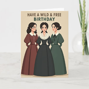 Trio de Aniversário Elegante para Mulheres Cartão