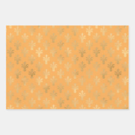 Trio de Colores Lux Dourado Fleur de Lis Fashion