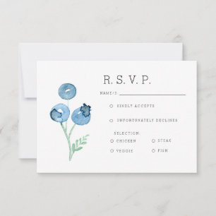Trio de Mirtilo Orgânico Aquarela RSVP