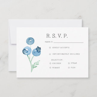 Trio de Mirtilo Orgânico Aquarela RSVP