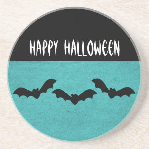 Trio de Porta copos de Bats Halloween, Teal