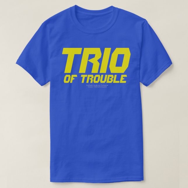 TRIO DE T-Shirt COM PROBLEMAS (Frente do Design)