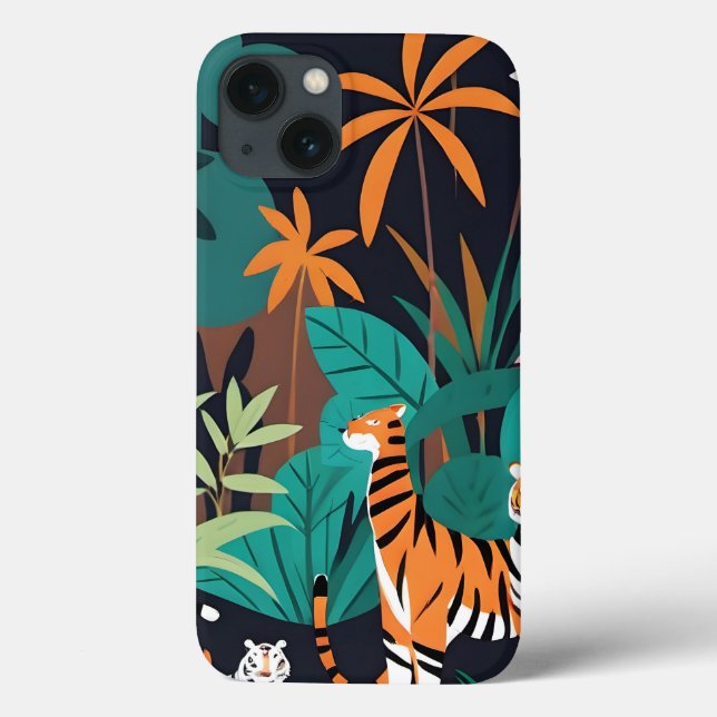 Trio de Tigre Tropical (Verso)