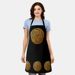 Triple Celtic Knot Swirl Mandala