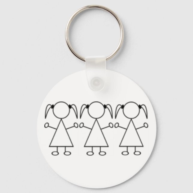 Triplets Chaveiro - Raparigas (Frente)