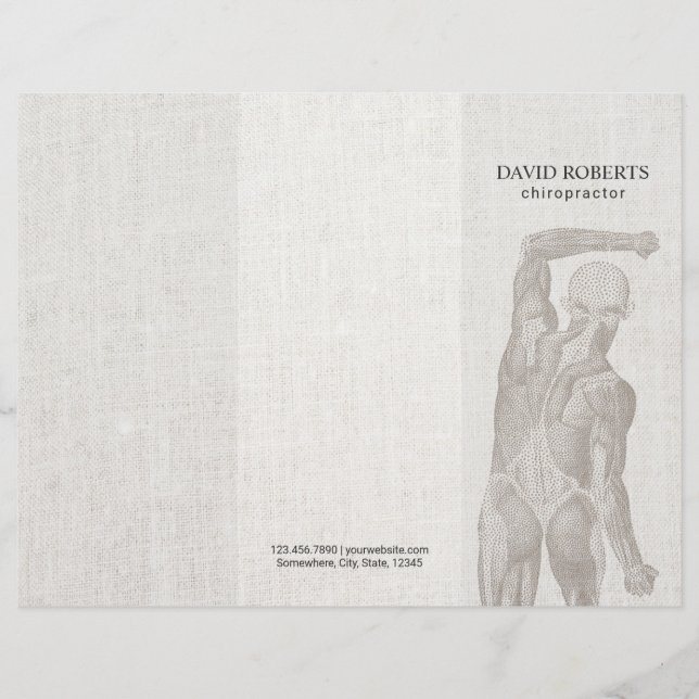 Triplicado da Terapêutica de Massagem de Chiroprac (Frente)