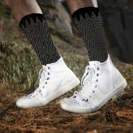 Trippy Black White Chevron Strips Abstrato Legal