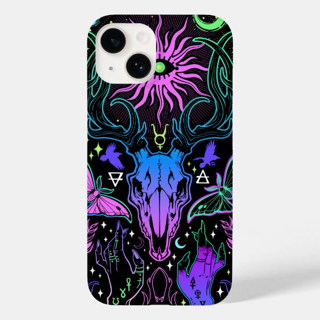 Trippy Deer Skull (Verso)