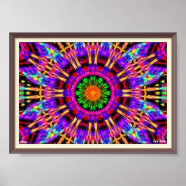 Trippy Kaleidoscópio - Poster