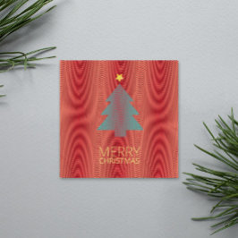 Trippy Red and Green Stripes simples da árvore de 