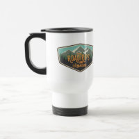 Trips e Shenanigans Outdoor Patch Caneca de viagem