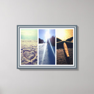 Triptych 3 foto canvas wall art modelo