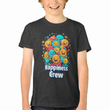 Tripulação da Felicidade - Camiseta Justa Smiley S