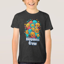 Tripulação da Felicidade - Camiseta Justa Smiley S