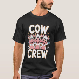 Tripulação de Vaca  Roupas de Vacas  Camiseta de A
