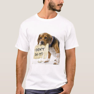 Triste, Cachorro Mau, Eu não assinei com T-Shirt
