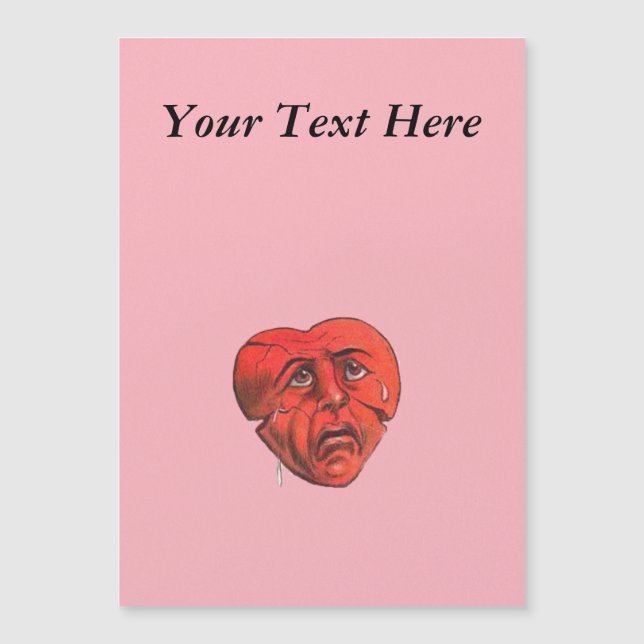 Triste Rosto Vermelho Chorando (Frente)