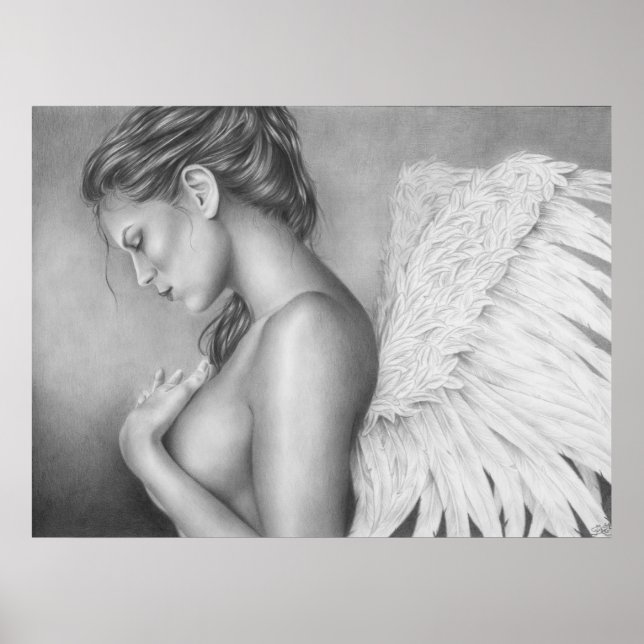 Tristeza de um Poster de anjo (Frente)
