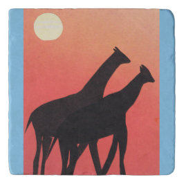 Trivet com Girafa Design