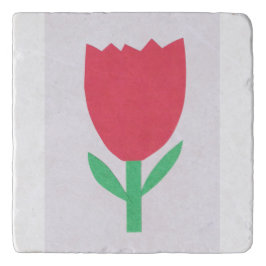 Trivet com Tulip Design