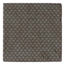 Trivet decorativo cinzento