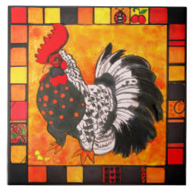 trivet do azulejo do galo