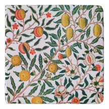 TRIVET : WILLIAM MORRIS : POMEGRANATOS