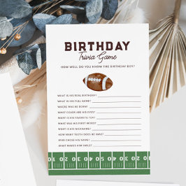 Trivia primeiro aniversario de Futebol do 1º ano