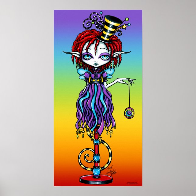 Trixy Pixie Stick Sideshow Circus Fairy Poster (Frente)