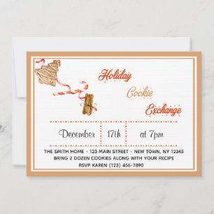 Troca de cookies de férias