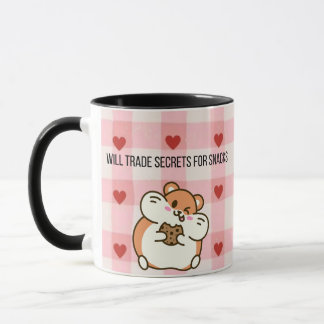 Troco Segredos por Lanches | Caneca de Animal Fofo