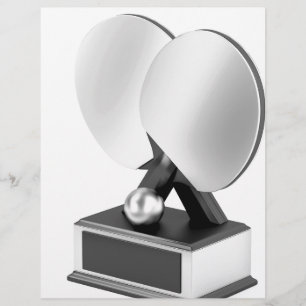 Troféu de prata do ténis de mesa