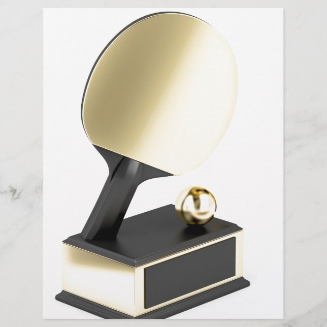 troféu de tênis mesa de de  de  (Frente)